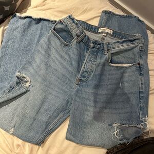 Abercrombie & Fitch 90s Baggy Jeans with side slits